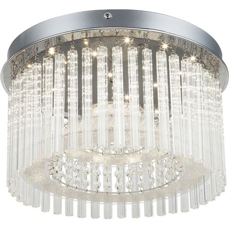 Globo - deckenleuchte - Joyce - chrome - metall - Ø 37cm - LED - (1/4)