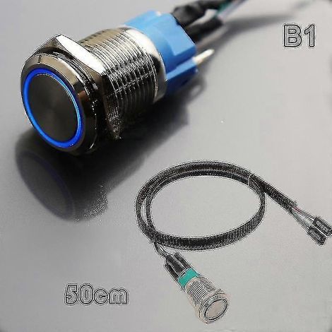 Pc Host Start Power Sw Button Switch Computer Reset Sw Button Switch With Cable (1/4)
