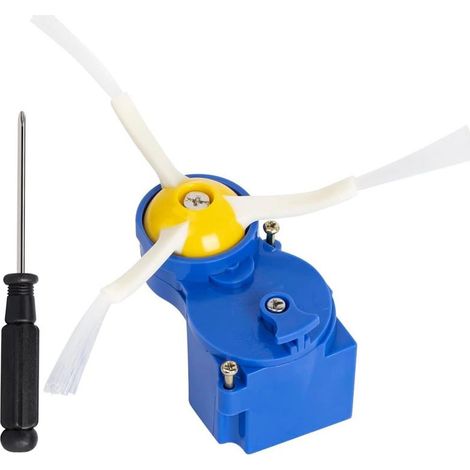 1 module brosse latérale pour robot aspirateur, compatible Roomba séries 500 à 900 et E5/E6, avec moteur intégré et tournevis (1/4)