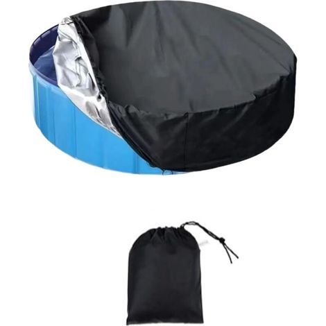 Bâche de piscine ronde 366 cm diamètre - protection pour hors-sol Protection UV Pour enfants (1/5)