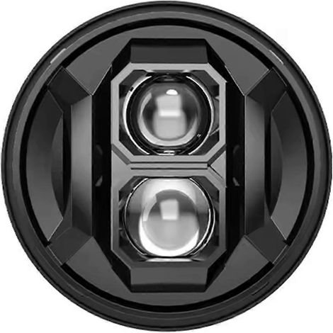 Faro LED de 7" para motocicleta con DRL para Harley Davidson Yamaha BMW Lada Jeep JK Chevy Ford()