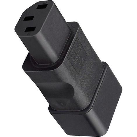 Adaptateur secteur d'extension IEC320 C13 vers C20 (16 A vers 10 A)
