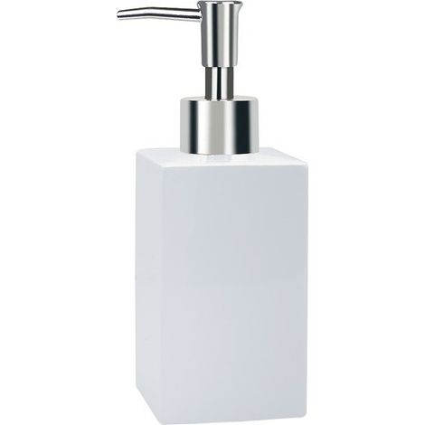 Dispensador de Jabón Porcelana QUADRO Blanco Spirella (1/2)