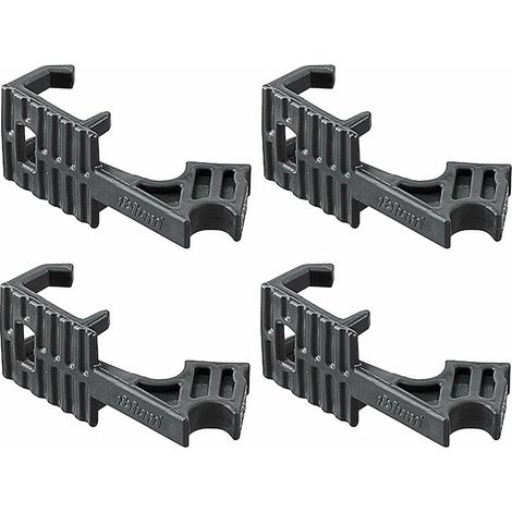 – Lot de 4 limiteurs d'ouverture d'angle 75° pour systèmes Blum Aventos HK-S et HK-S Tip-On – Plastique delrin gris foncé – Réduction d'angle 107° à 75° - 20K7A11