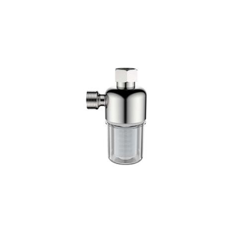 Kompakte und tragbare Edelstahl-Wasserhahnfilter für sauberes Wasser und Kalkschutz – Crezuo (1/4)