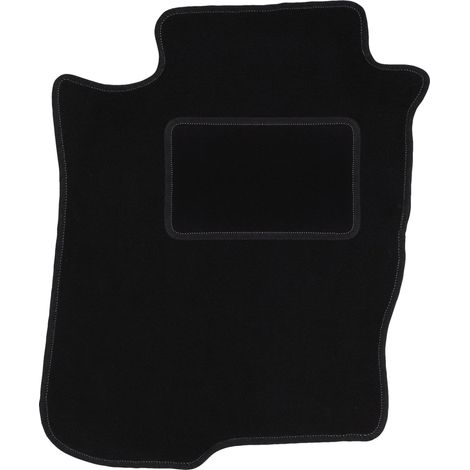 Alfombrilla de terciopelo para el conductor para: Mitsubishi 3000GT coupé (1994-2001) negra