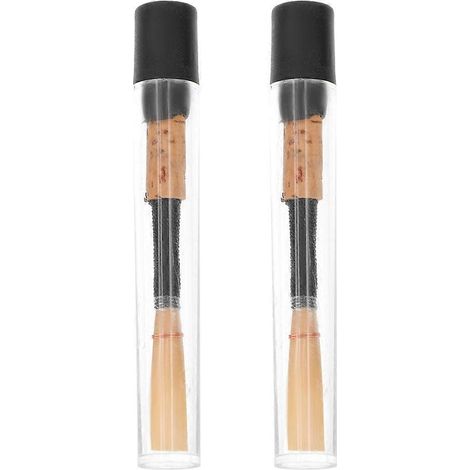 Lot de 2 outils professionnels pour anches de hautbois, accessoire pour hautbois amateur, anches compactes-8x1cm