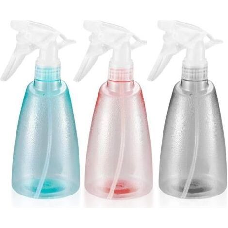 (rosa, blau, schwarz) 3 Stück 500-ml-Leersprühflaschen, wiederverwendbare Sprühflaschen aus Kunststoff, leere Sprühflasche (1/4)