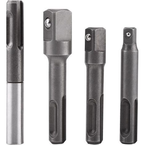 4Pcs 1/4\" 3/8\" 1/2\" Ball Socket Holder Screwdriver Socket Holder SDS SDS-Plus Magnetic Extension Screwdriver (1/5)