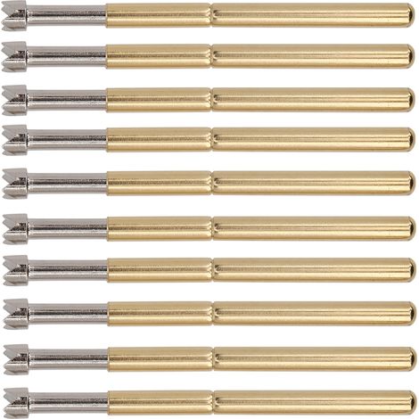 100 sondes à ressort pour test de contacts chargés, 4 griffes, outil de quincaillerie 2 mm P125‑Q (1/5)