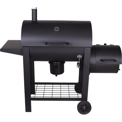 barbecue a carbone arnold "colorado" con affumicatore 66x42 cm