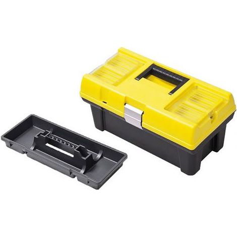 Patrol Group skr16s pscarzolpg001 maletín de herramientas caja de herramientas Tool Box Caja de herramientas Angel Caja de aluminio de clic semi profesional 16 pulgadas, Amarillo