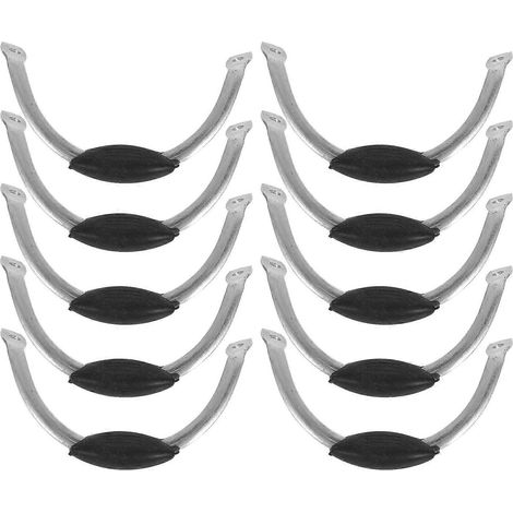 Lot de 10 poignées latérales pour casseroles : poignées de rechange en acier inoxydable pour poêles à frire, casseroles à sauce, woks et cuiseurs vapeur. (1/3)