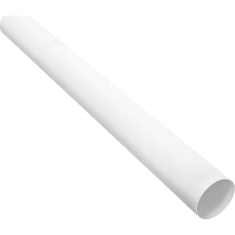 Conduit de ventilation, 150 x 15 cm, blanc (1/5)