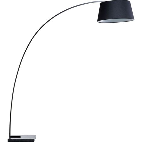 Stehlampe BENUE Metall Schwarz