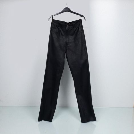 Pantalon moto route Motomod Buffalo Taille 36 cuir buffle noir (1/5)