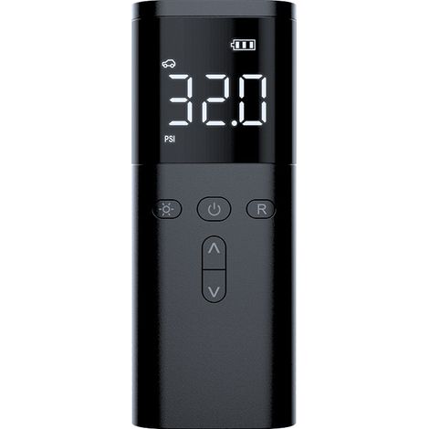 Tragbarer Reifenfüller-Luftkompressor, 150 PSI Auto-Luftpumpe für Autoreifen, DC 12 V elektrische Reifenpumpe mit LCD-Digital-Manometer und LED-Leuchten für Motorräder, Fahrräder, Ballons, Autozubehör (1/5)