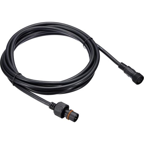 Câble d'Extension à 3 Broches de 9,84 Pieds, 18AWG, Connecteur Étanche IP67 avec Mâle et Femelle aux Deux Extrémités pour Bandes LED, Noir (1/4)