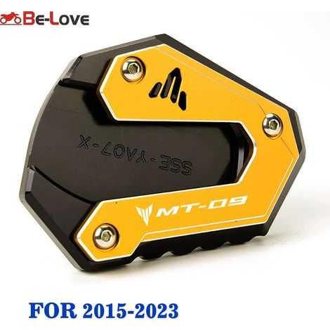 (Or 2015-2023) Compatible avec YAMAHA MT-09 MT 09 MT09 Tracer 900 XSR900 2014-2023 2021 22 Béquille latérale, extension et support maxpower (1/4)