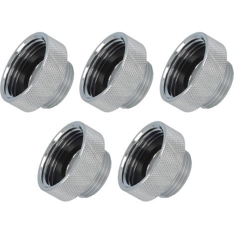 Schläfer 614115 Adattatore Rubinetto Maschio Femmina, Filetto m22x1 Interno x 1/2 Esterno, Riduttore in Ottone Compatibile con Aeratore Neoperl 5 Pz. (1/5)