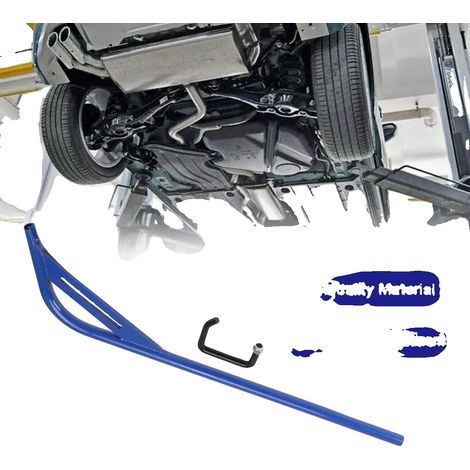 Separador de chasis de automóvil, construcción de acero, 117,50 cm de largo, ajuste de 5 niveles, 5 cm de grosor, 6,5 kg de peso. (1/5)