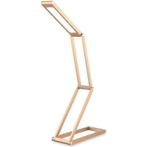 Lampe de bureau LED pliable, à intensité variable et tactile, lampe de lecture LED pliable (dorée)