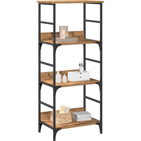 vidaXL Book Cabinet Artisan Oak 50x33x117,5 cm Engineered Wood