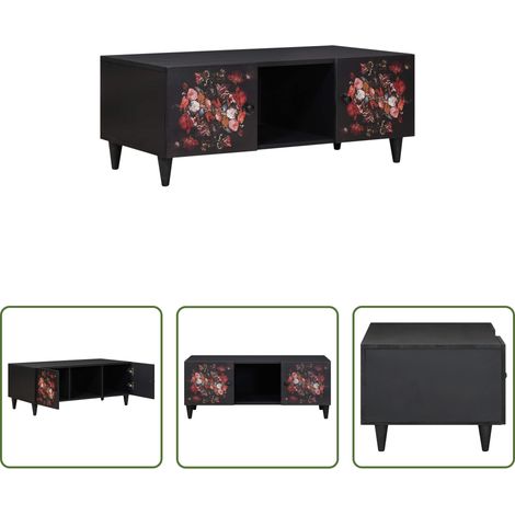 Table basse bois mangue - Table basse Multicolore 100 x 54 x 40 cm Bois de mangue massif (1/5)