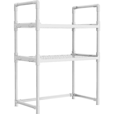 Support de four à micro-ondes au design simple pour comptoir de cuisine - Support de rangement fonctionnel pour l'efficacité de la cuisine (1/5)