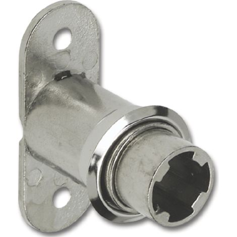 HEKNA Zylinder-Druck-Drehschloss 6028 Zamak vernickelt