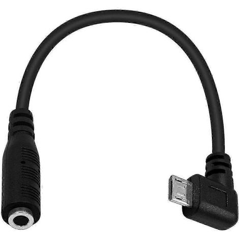 Câble adaptateur micro USB vers prise audio jack 3,5 mm s202412246655 SZRH AW (1/5)