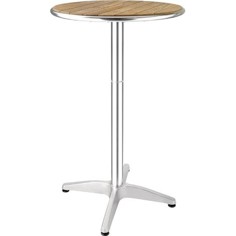 Bolero MDF2 – 2-4cl Ash top Poseur tavolo, Diametro 600 mm