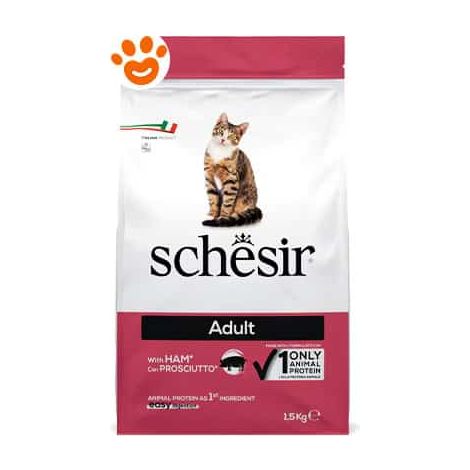 Schesir Cat Adult Mantenimento Prosciutto - Schesir Cat Adult Mantenimento Prosciutto - Sacco Da 1,5 Kg