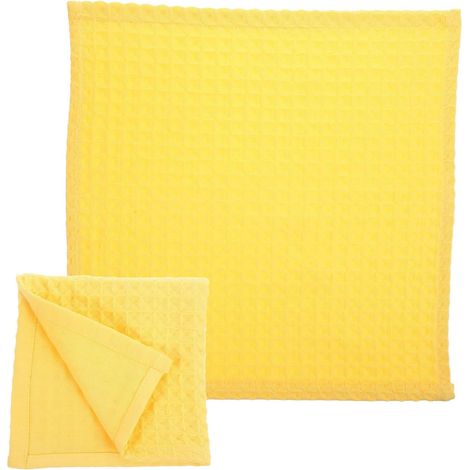 Serviettes carrées en coton , lot de 2 . Douces et agréables pour la peau , elles sèchent rapidement (1/5)