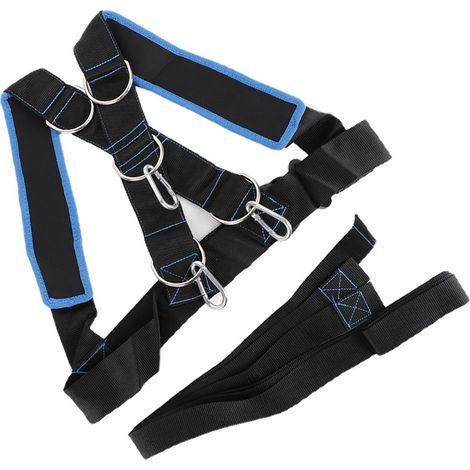 Akozon Vitesse Musculation, Harnais Résistance Fitness Ceinture de Résistance Sled Épaule Résistance à la Traction Bande Ceinture Équipement de Sport (1/5)