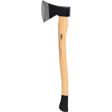 Spaltaxt, Kopf 1250 g, Griff aus Hickory, mit Stahlwinkeln verstärkt (1/3)