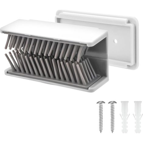 Attrape Cheveux Douche, Mains Non Sales, Collecteur de Cheveux en Silicone, Attrape Cheveux Douche Mural, Piège à Cheveux pour Mur (Blanc) (1/5)