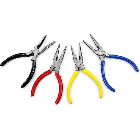 4 Pices De Mini Pinces Bec Effil Outils De Rparation De Montres Mini Pinces Petites Pinces Faites La Main Accessoires De Bijoux Pinces (1/5)