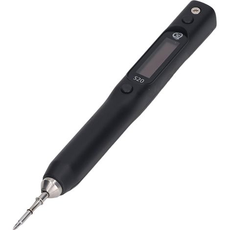 Fer à souder électrique 50-500 °C, écran OLED 0,91 pouce, 20 W, fer à souder numérique, AC110-220 V, pour le bricolage, prise européenne (1/5)