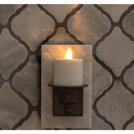 Veilleuse - LED Sans Flamme - Détecteur Crépusculaire Automatique - Prise Murale - Effet Flamme Réaliste - 1 Pièce (1/5)