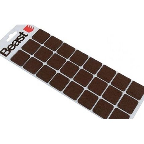 Jeu de Patins Feutre 24 Pcs 28x3 mm - Felt Square - Protection et Amortissement - Robuste et précis - Beast (1/5)