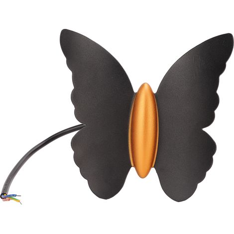 Applique murale étanche IP65, éclairage décoratif LED 85-265 V, lumière chaude, décoration extérieure (1/5)