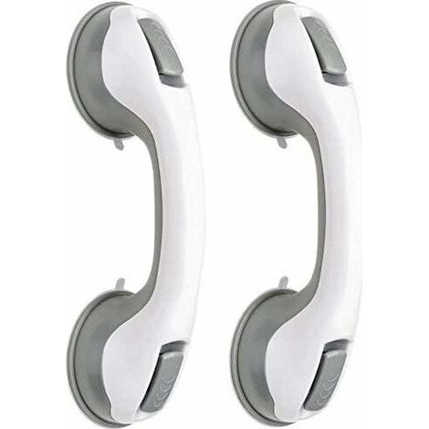Barre d'appui à ventouse – Barre d'appui pour salle de bain – Barre d'appui de sécurité portable avec fixation à ventouse et système de fixation rapide pour salles de bain, enfants et personnes âgées (1/5)