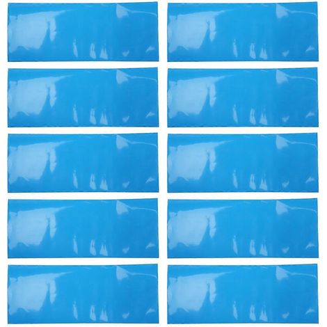 Patchs de réparation auto-adhésifs pour piscines, kit de réparation de piscine, 10 pièces -- (1/5)
