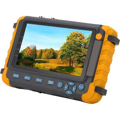 CCTV-Kameratester, 8 MP, 5-Zoll-Bildschirm, VGA-HD-Multimedia-Schnittstelle, Koaxial-AHD-TVI-CVI-Kameramonitor, 100–240 V, EU-Stecker (1/5)
