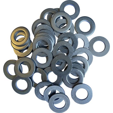40 rondelles 14 mm plates en inox a4 aisi 316