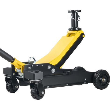 Cric roulant 3 tonnes, acier aluminium, double piston pompage rapide, extension, SUV pick-up camion, usage polyvalent (1/5)