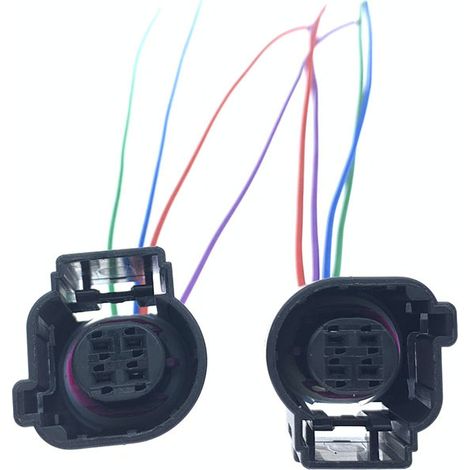 Connecteur de faisceau de câbles 4P pour capteur de température/niveau d'eau dans Volkswagen Magtotan, Passat et Audi -- JB2110-4P