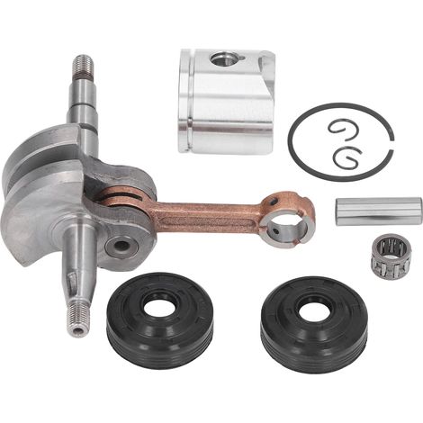 Kit de joint d'huile, circlip et roulement de piston de 38 mm pour vilebrequin de tronçonneuse Husqvarna 136, 137, 141 et 142. (1/5)