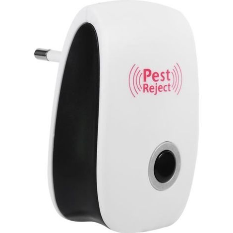 Répulsif Ultrason Insectes Rats et Souris Anti-Nuisibles à Ultrasons Electronique pour Anti Rongeur,Moustiques,Cafards&fourmis (1/4)